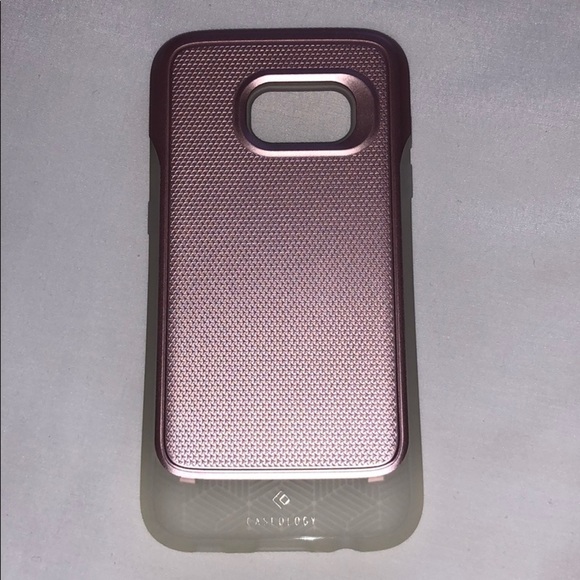 New Samsung Galaxy S7 Pink Clear Cell Phone Case - Picture 3 of 13